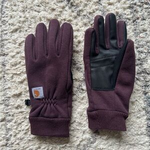 EUC carhartt fleece lined gloves